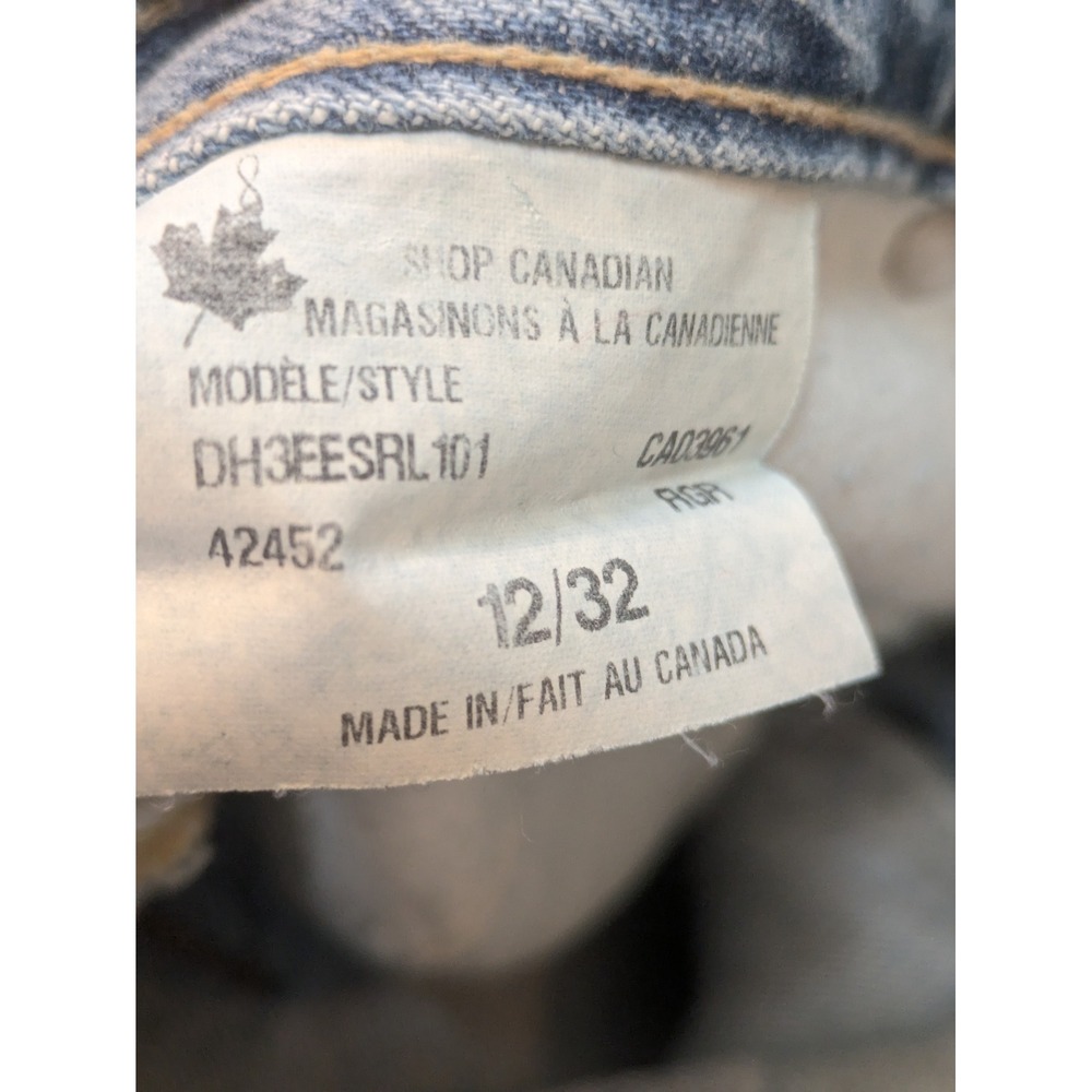 Denver Hayes Jeans Women's 12x32 Blue Straight Leg Classic Denim Canada - Picture 2 of 14